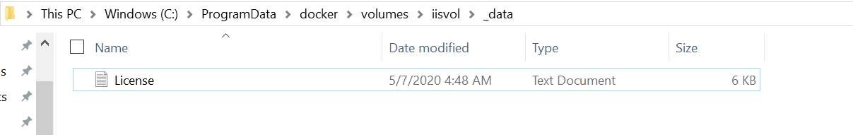 copy file in container to host